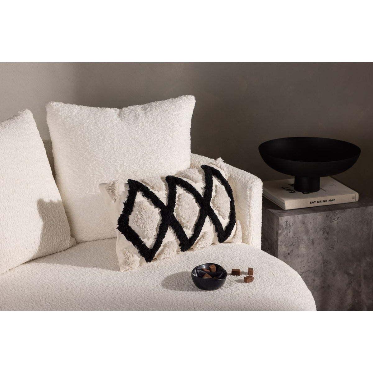 Emelie Kuddfodral Vit, 30 x 50