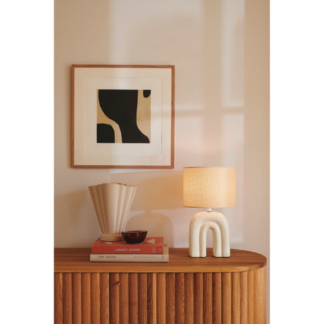 Haze Beige Bordslampa