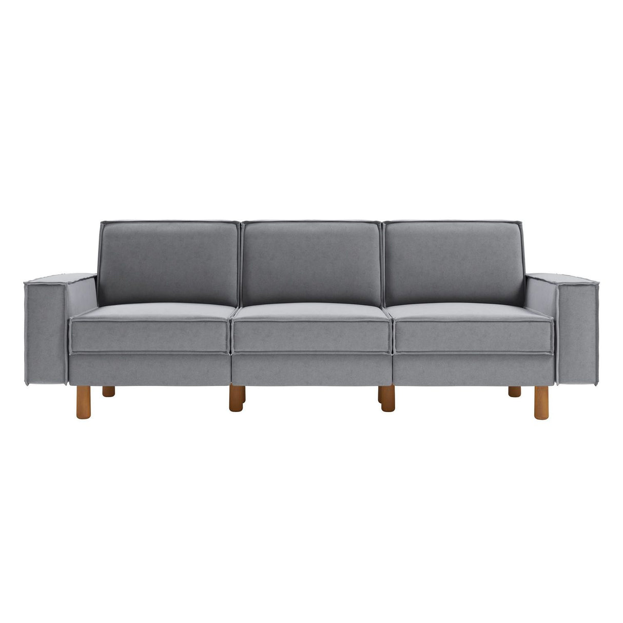 Tucson Extra (238 x 89 x 87 cm) 3-sitssoffa Dimgrå valnöt
