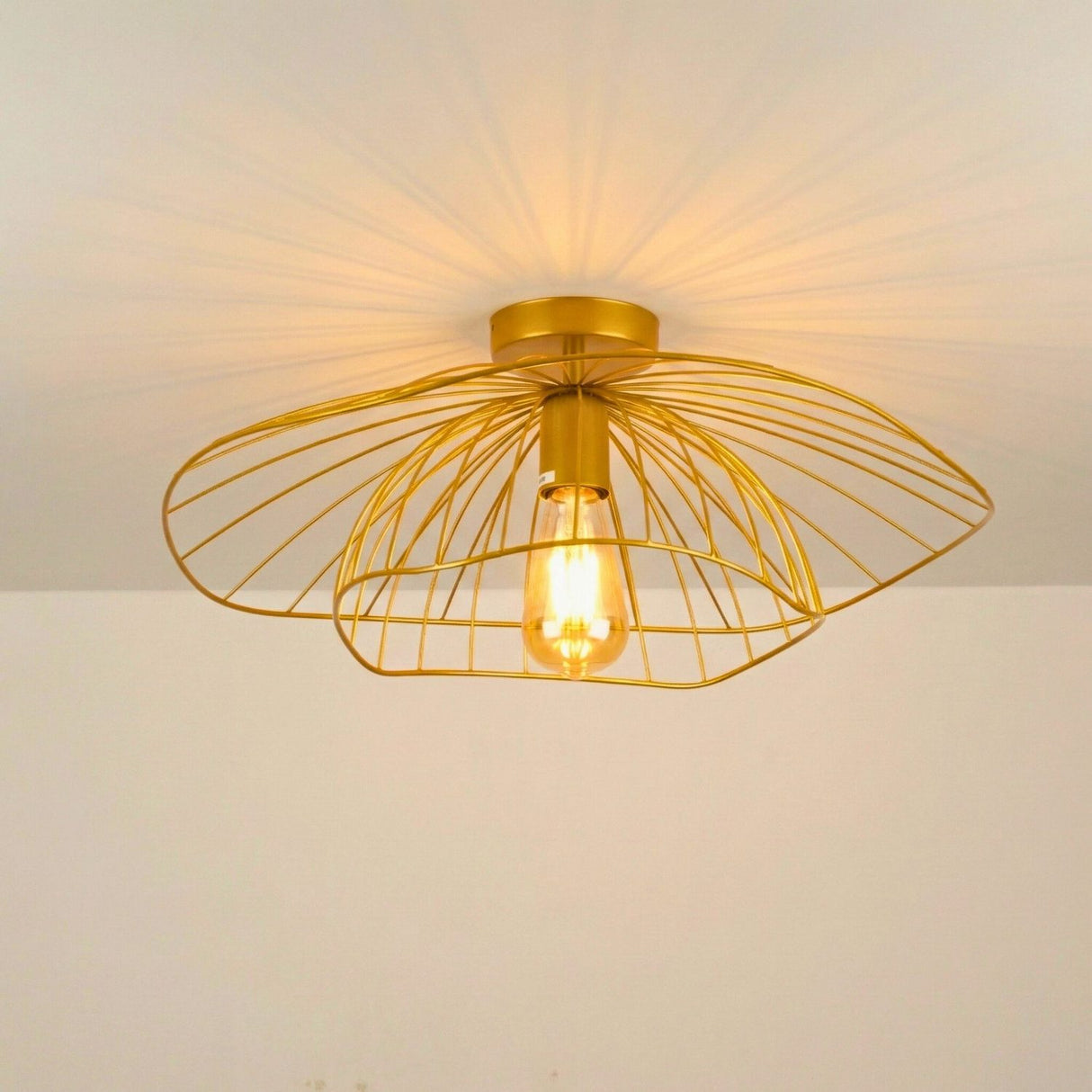 Mantar (H 20 cm) Ljuskrona Guld