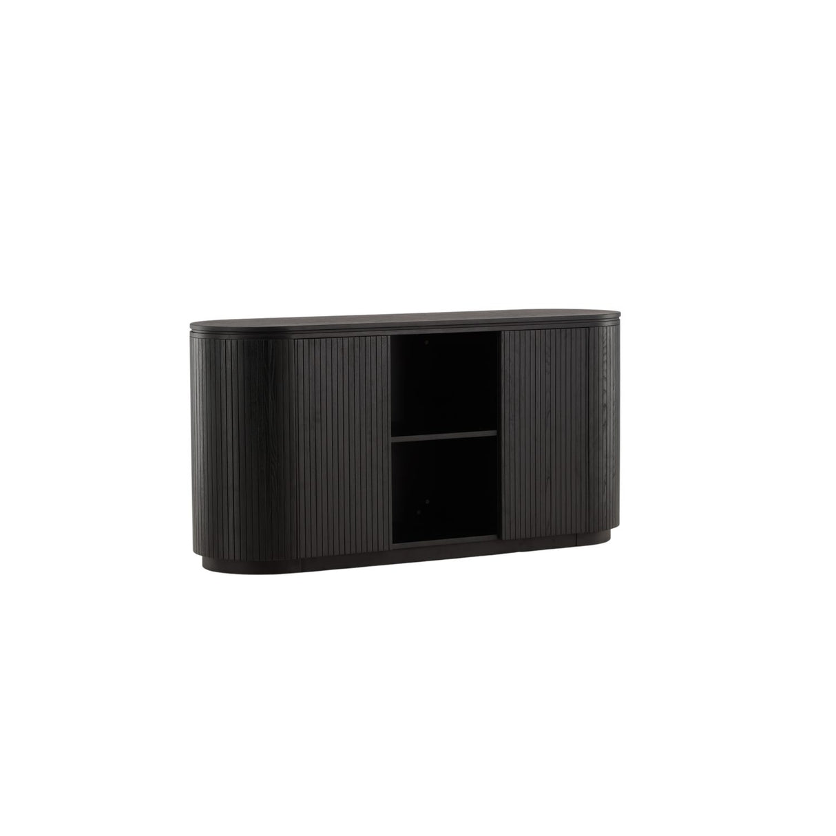 Fjällbacka TV-bänk Black, 48 x 80 x 160
