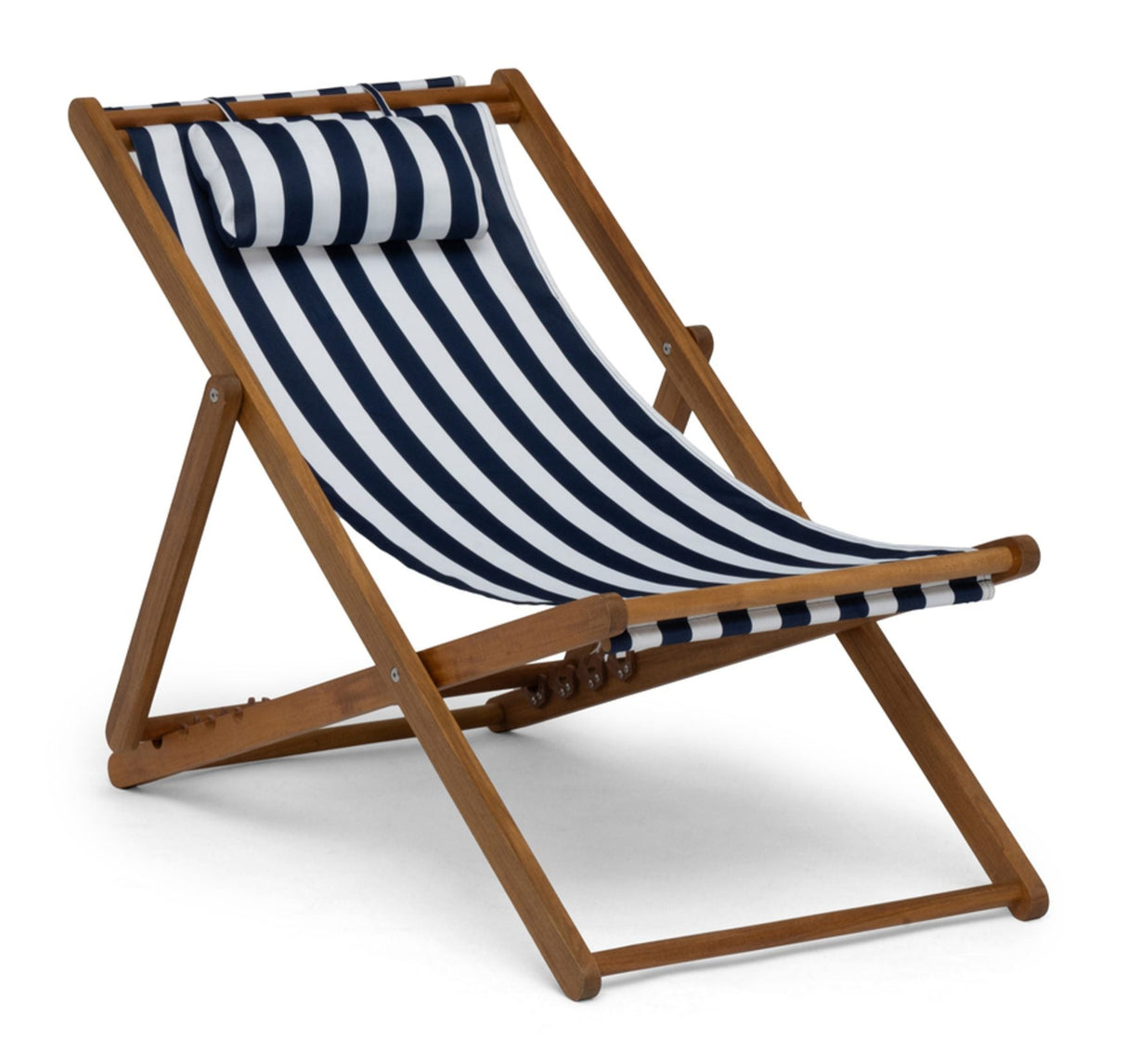 Skara Solstol Blå/vit