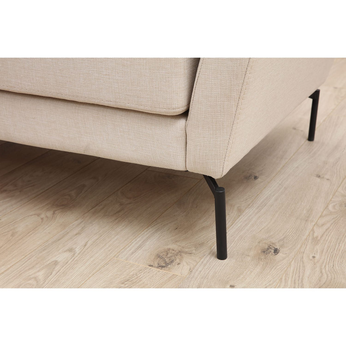 Maputo (214 x 90 x 84 cm) 3-sitssoffa Kräm