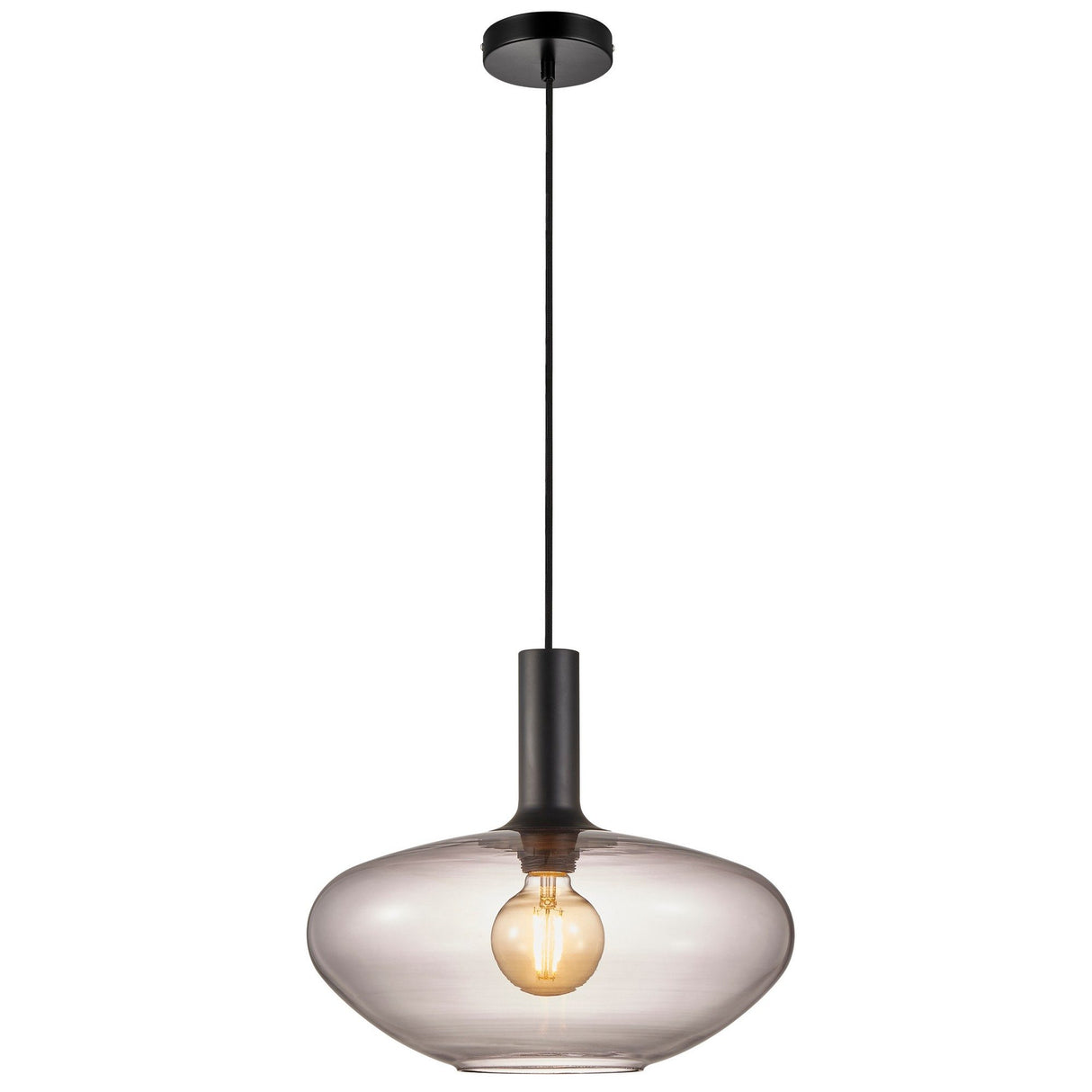 Alton Art Déco Taklampa Svart