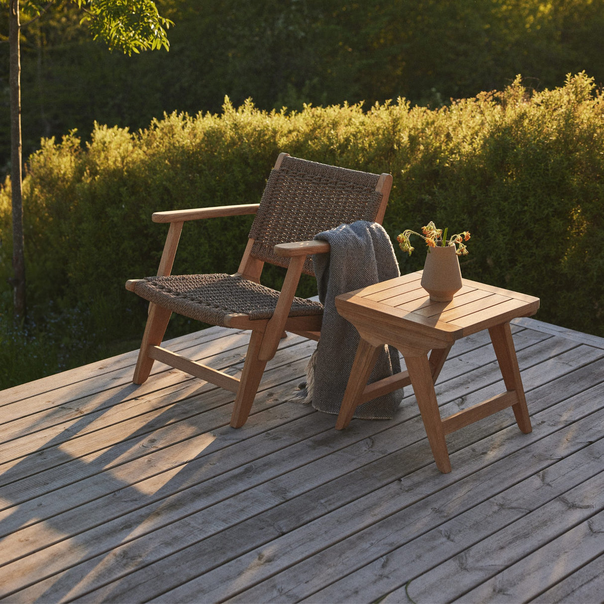 Eya Trädgårdsstol med Viro fläta
