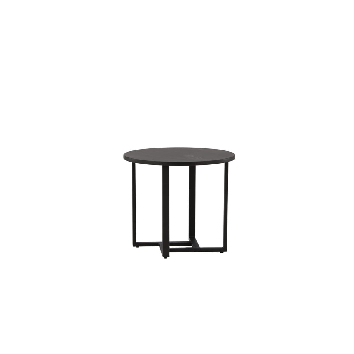 Lawton Soffbord Black, ⌀50