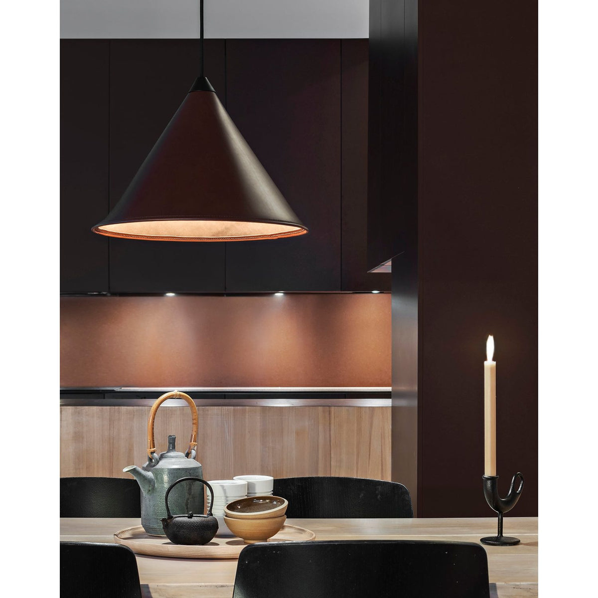 Namibia 65 cm Taklampa Chocolate