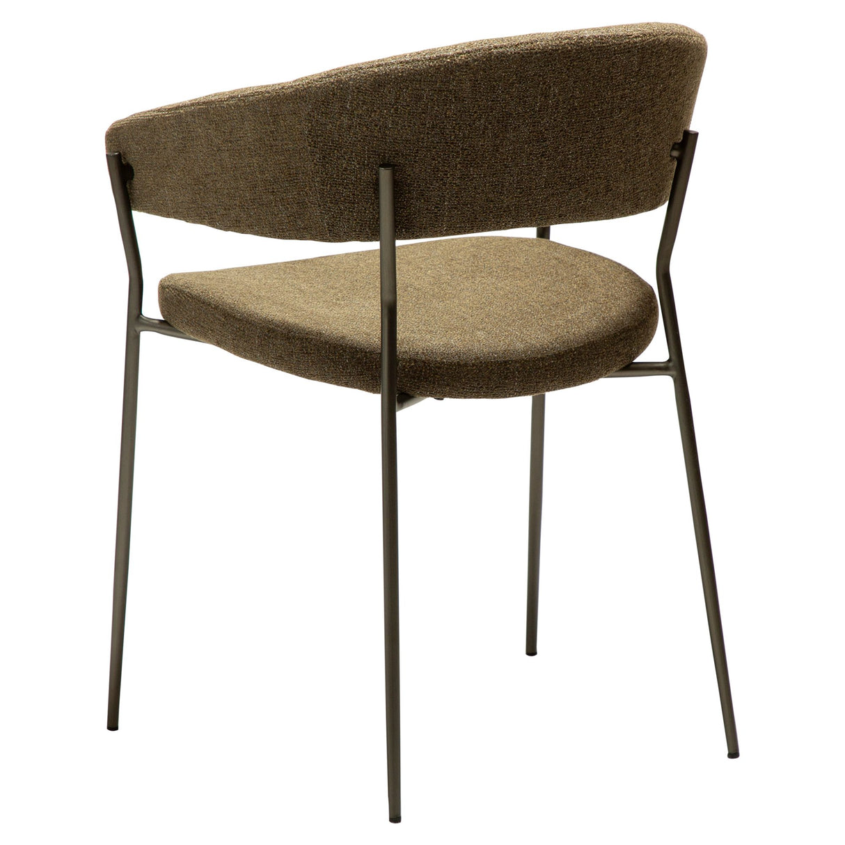 Reboot Stol Dark Olive, Antique Brass