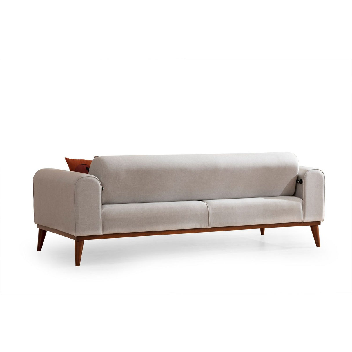 Astana 3-sits (222 x 90 x 80 cm) 3-sits bäddsoffa Creme