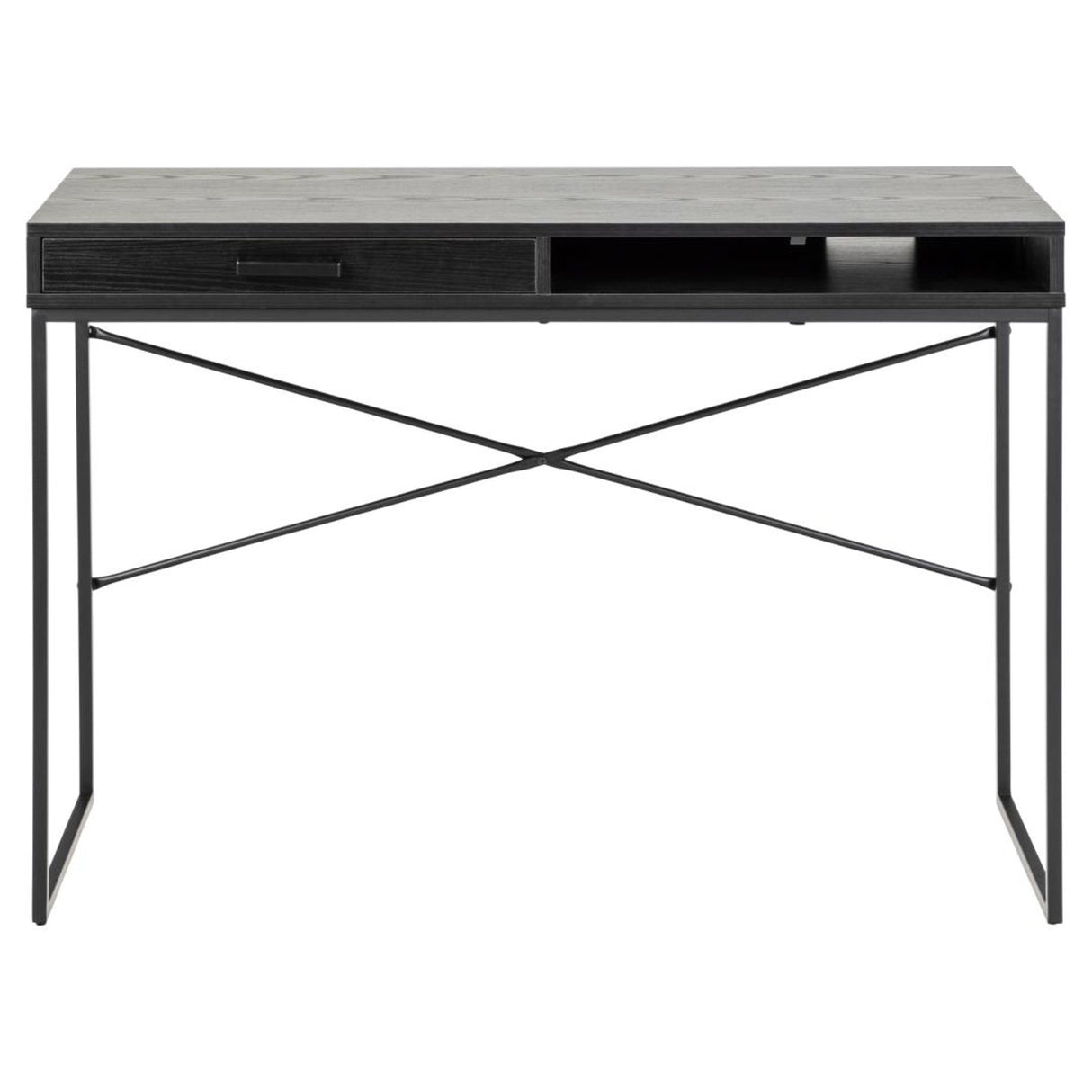 Notting Hill Skrivbord 110x45 cm Svart Ask