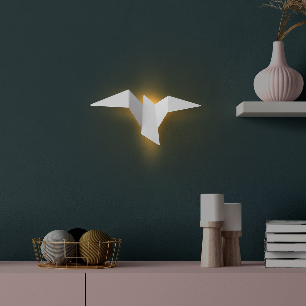 Pavos Vägglampa Vit