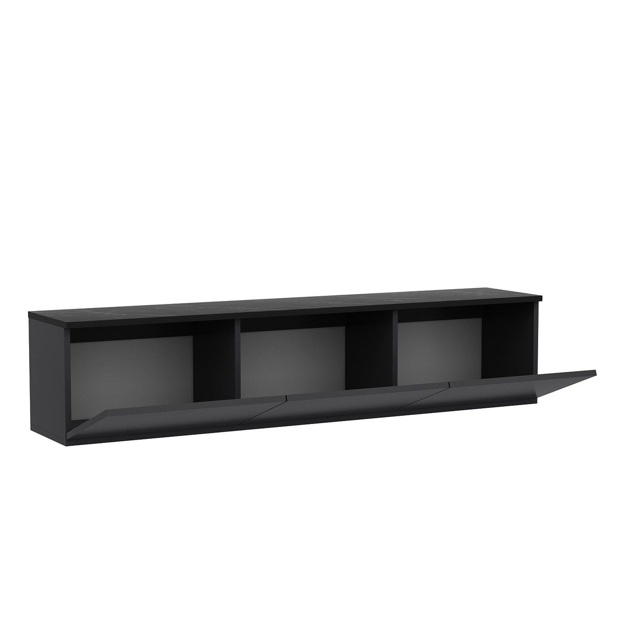 Medellín upplyst (160 x 35 x 32 cm) Antracit TV-bänk