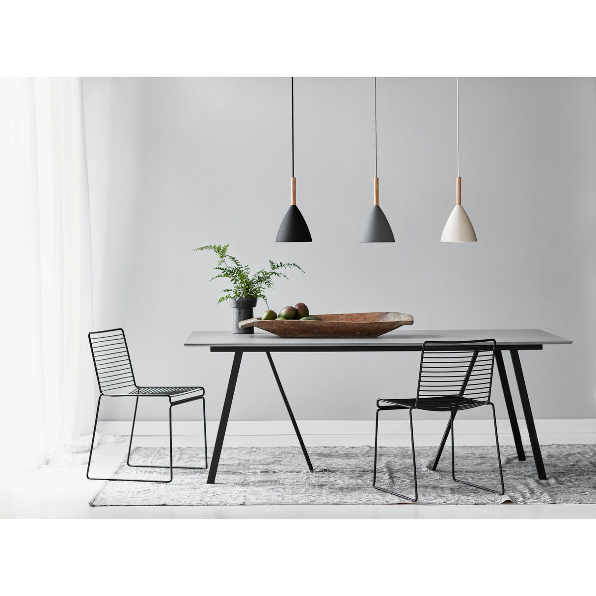 Pure 20 cm Taklampa Grå