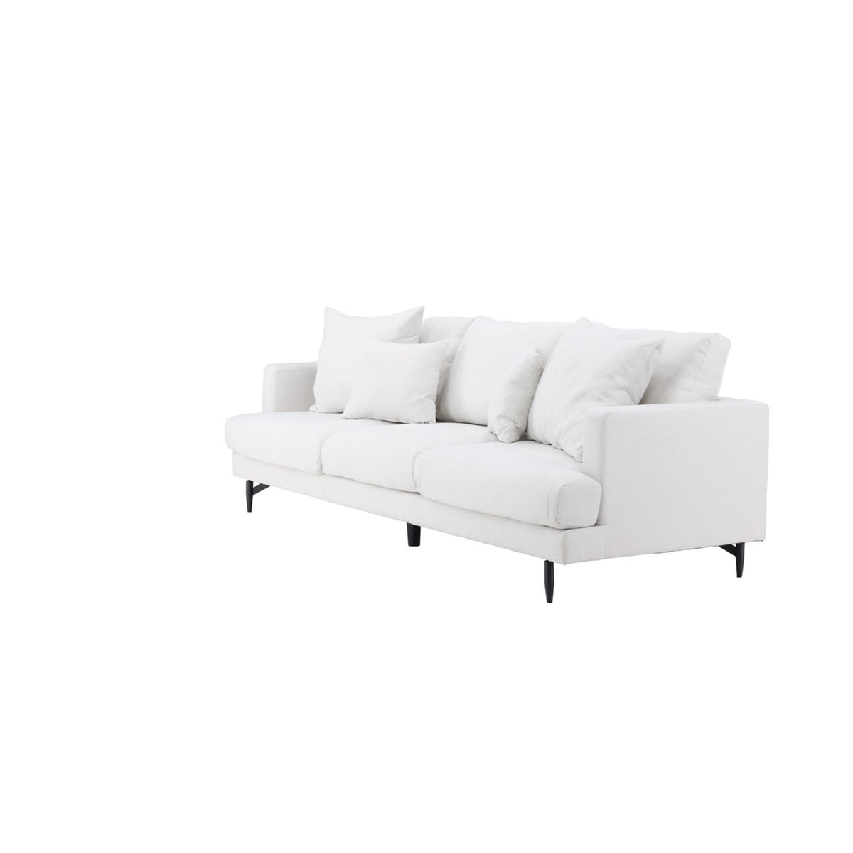 Sofia 3-sitssoffa Beige, Polyesterlinne