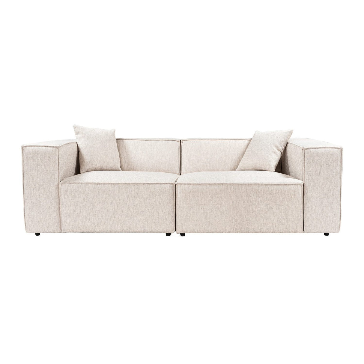 Tbilisi 2-sits (220 x 108 x 65 cm) 2-sitssoffa Ljusbrun