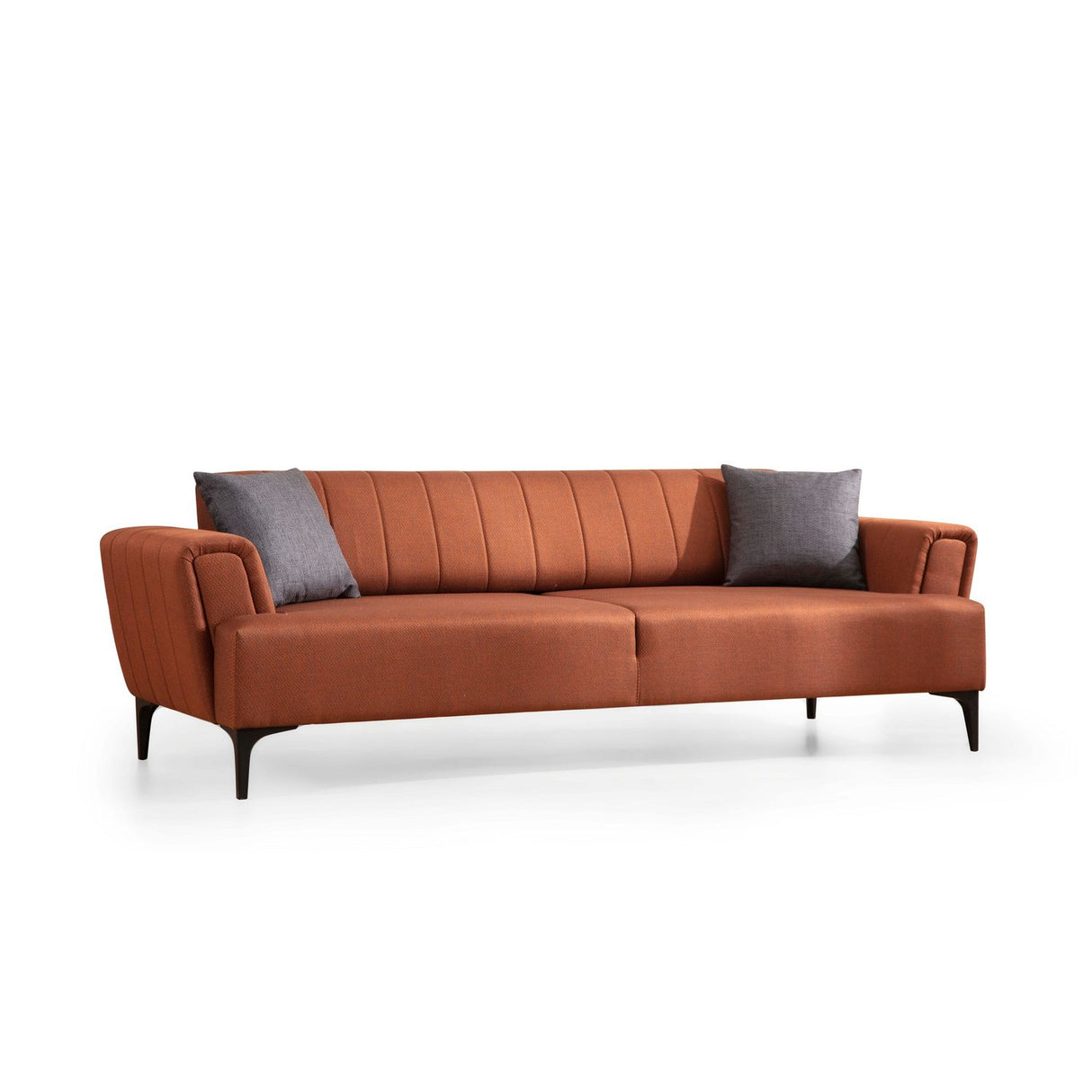 Jakarta (230 x 95 x 77 cm) 3-sits bäddsoffa Kakelröd