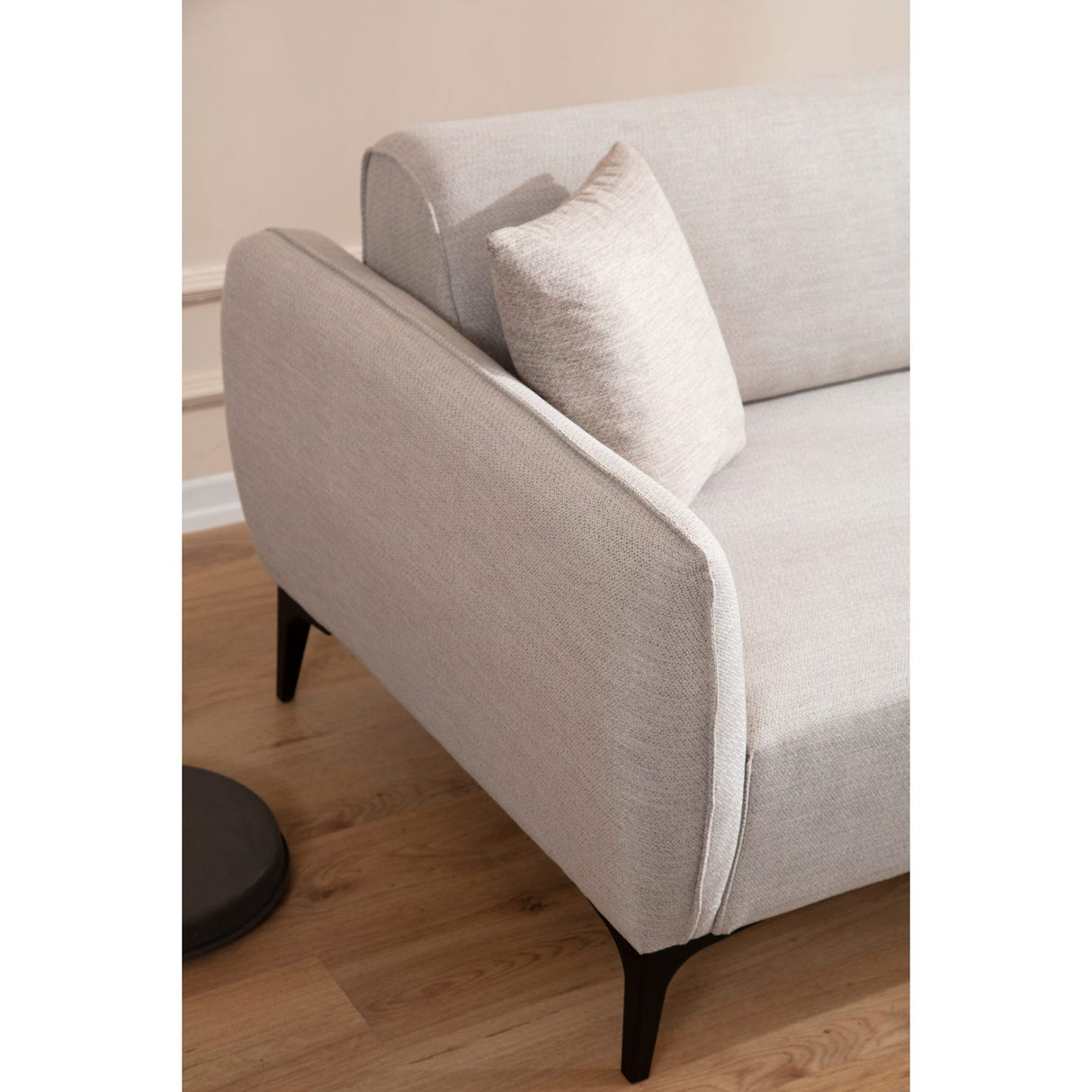 Gaborone (270-140 x 95 x 67 cm) Hörnsoffa Offwhite, Höger