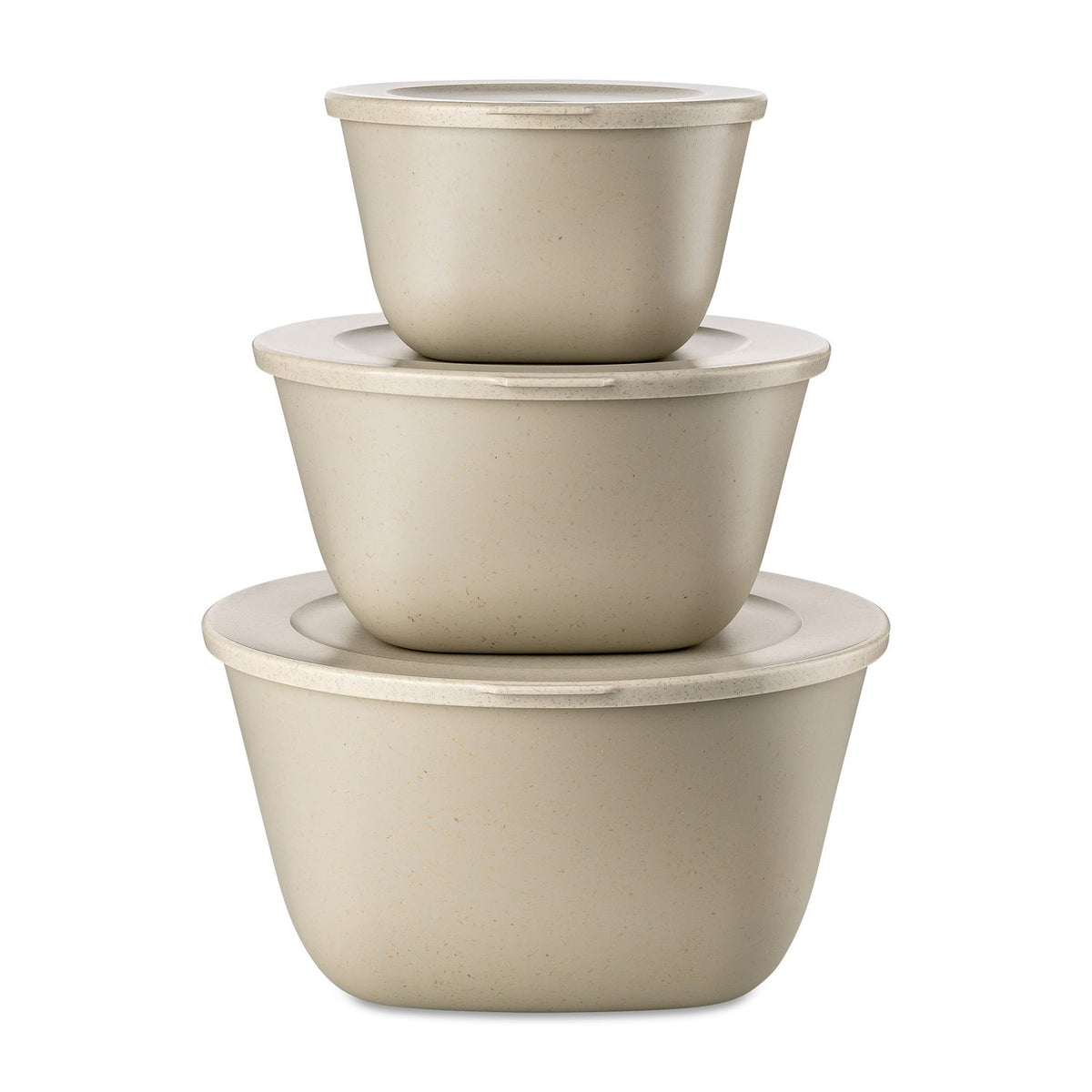 Connect box set stockholm matlådor 1l + 2l + 4l med lock Förvaringslåda Beige