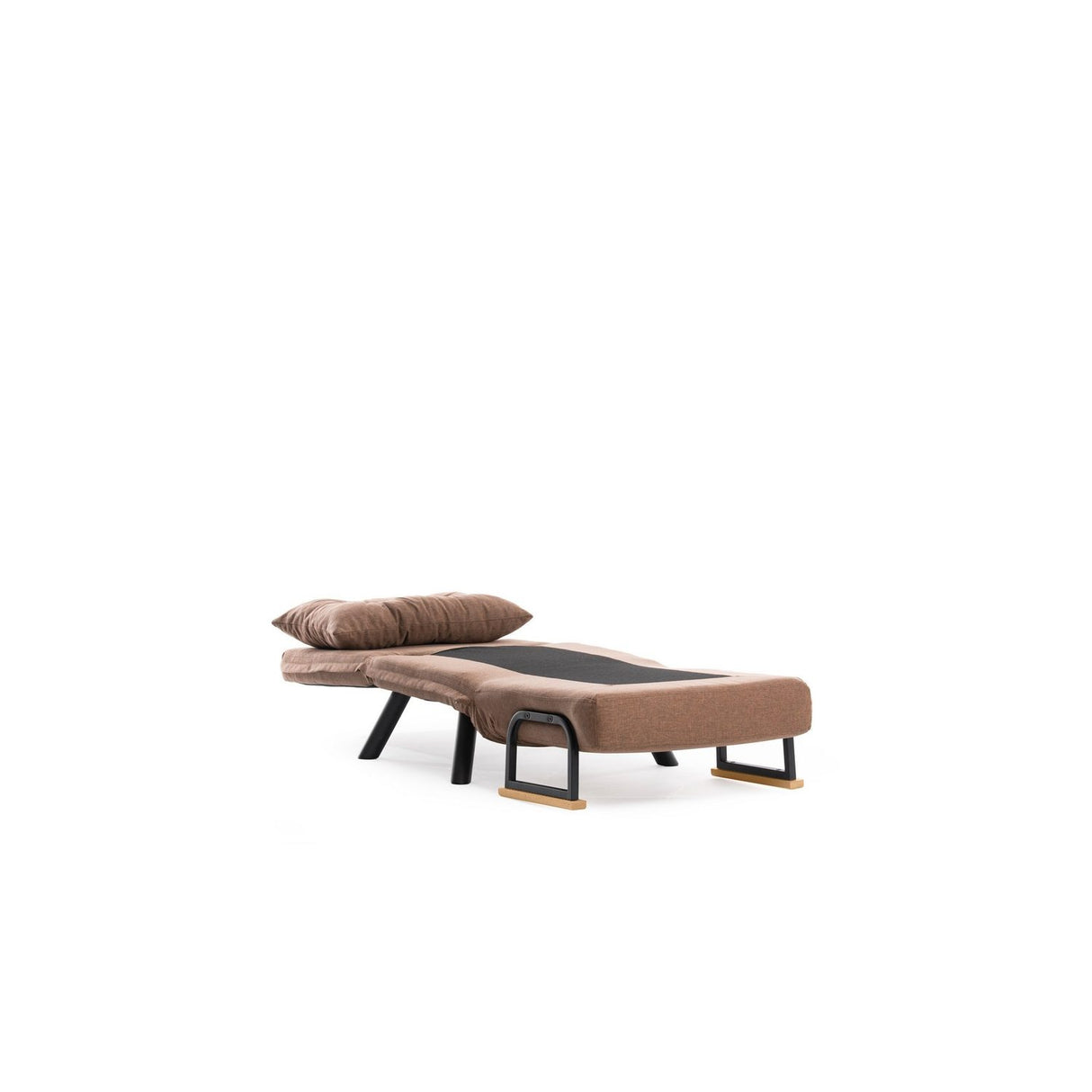 Hanoi Enkel lampa (26 x 120 x 60 cm) Brun 1-sits bäddsoffa
