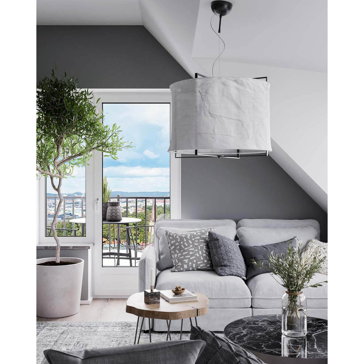 Softy Taklampa 60 cm