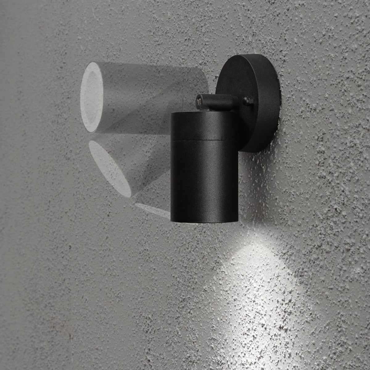 Modena GU10 Justerbar Vägglampa Ute Svart