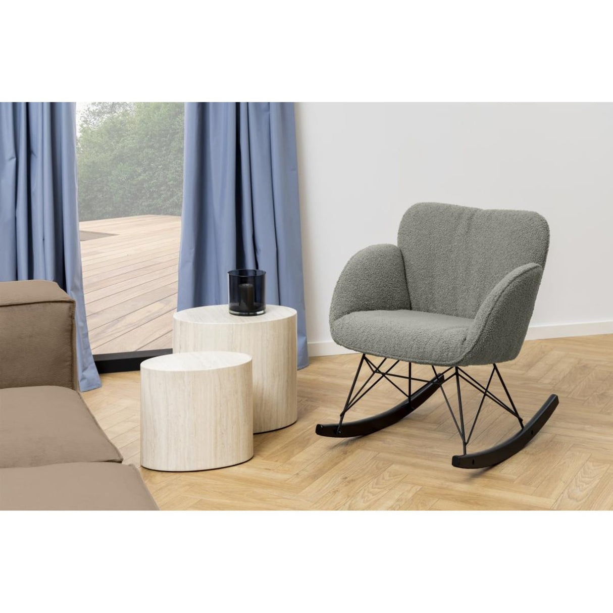 Cenon Satsbord 40x33x48 cm Travertin