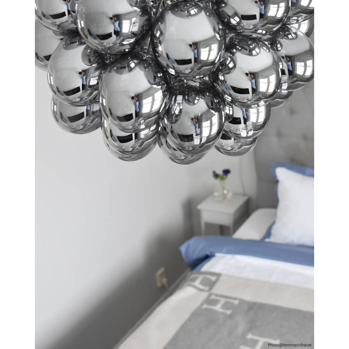 Gross 50 cm Taklampa Rökgrå