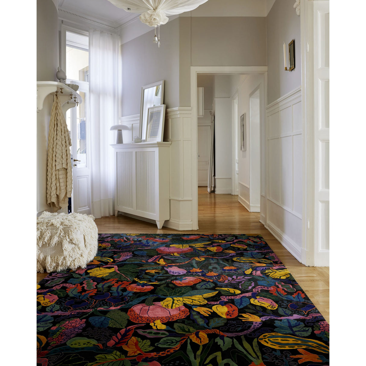 Heritage Garden Matta Charcoal Multi