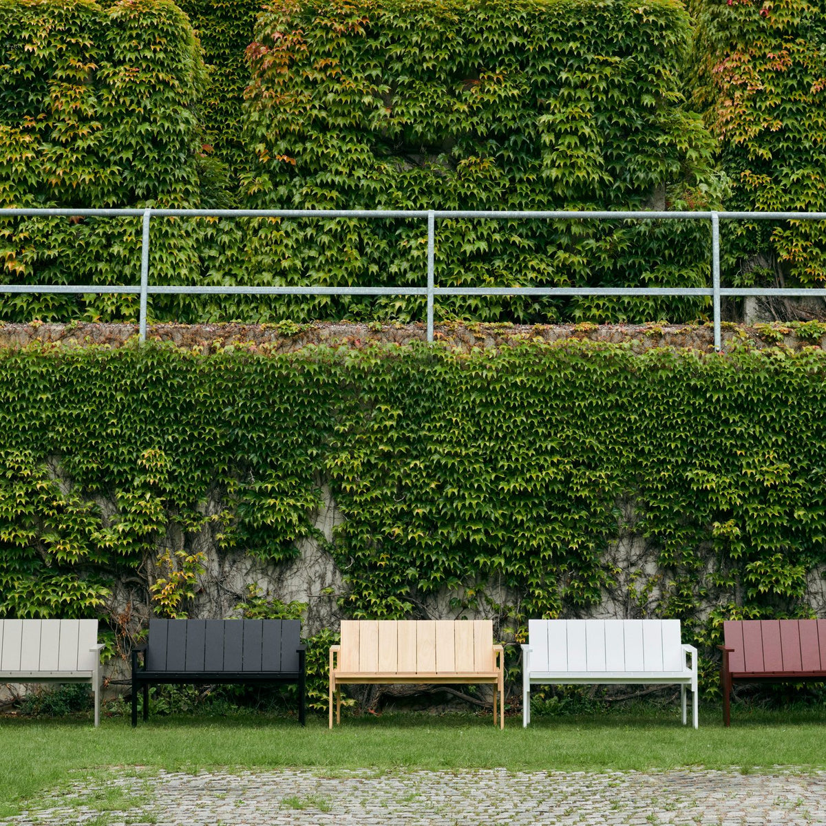 Crate Bänk Iron red