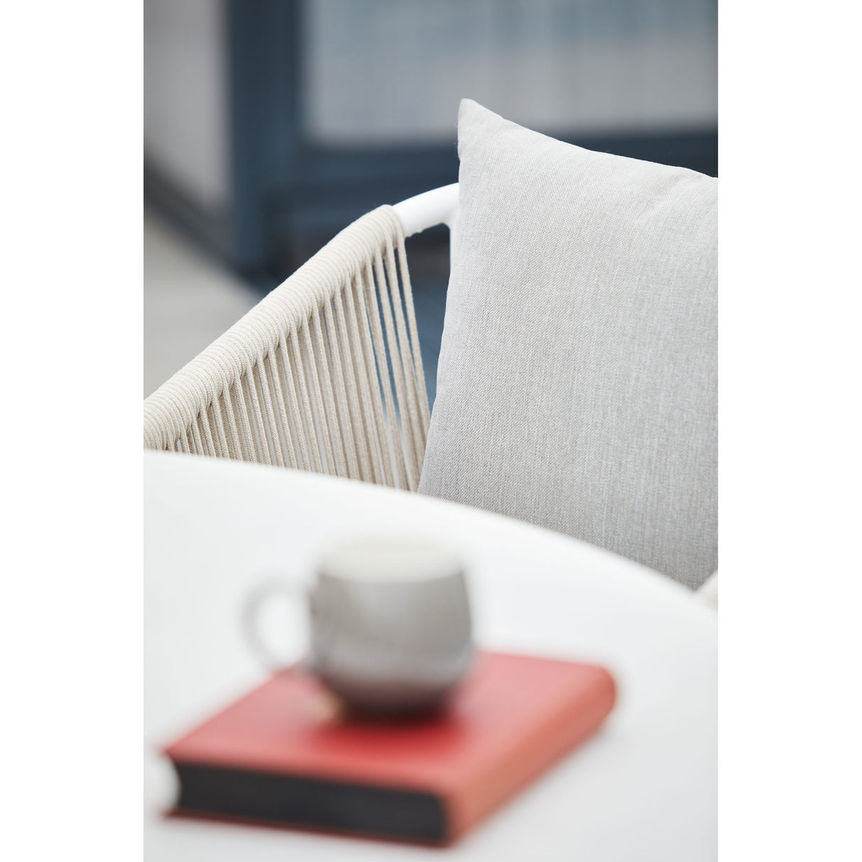 Oxhult Utebord Ø145 cm Vit