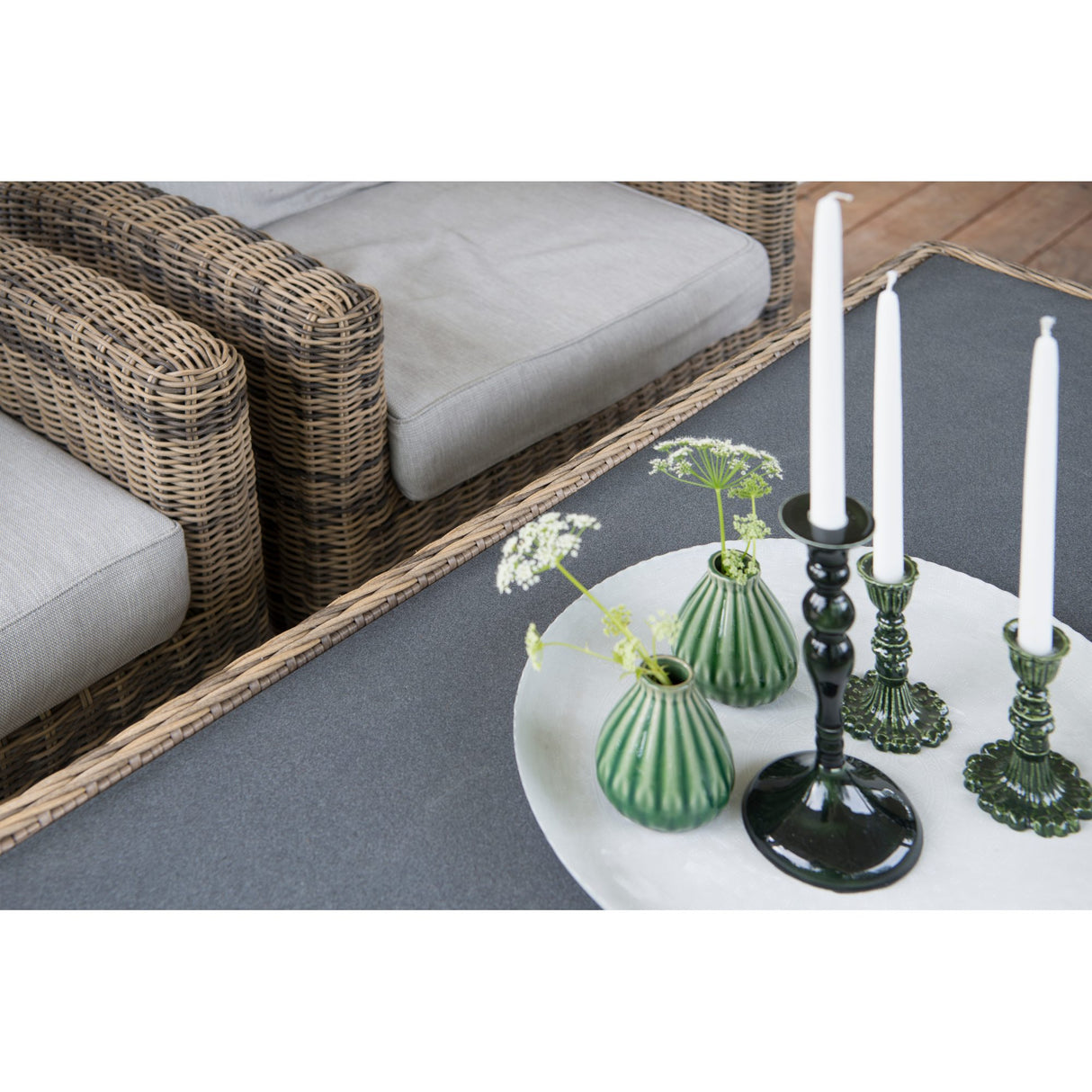 Dallas Utesoffbord 70x110 cm Natur