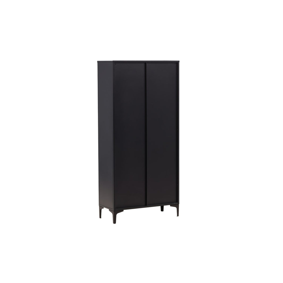 Piring Skåp Svart, 40 x 190 x 90