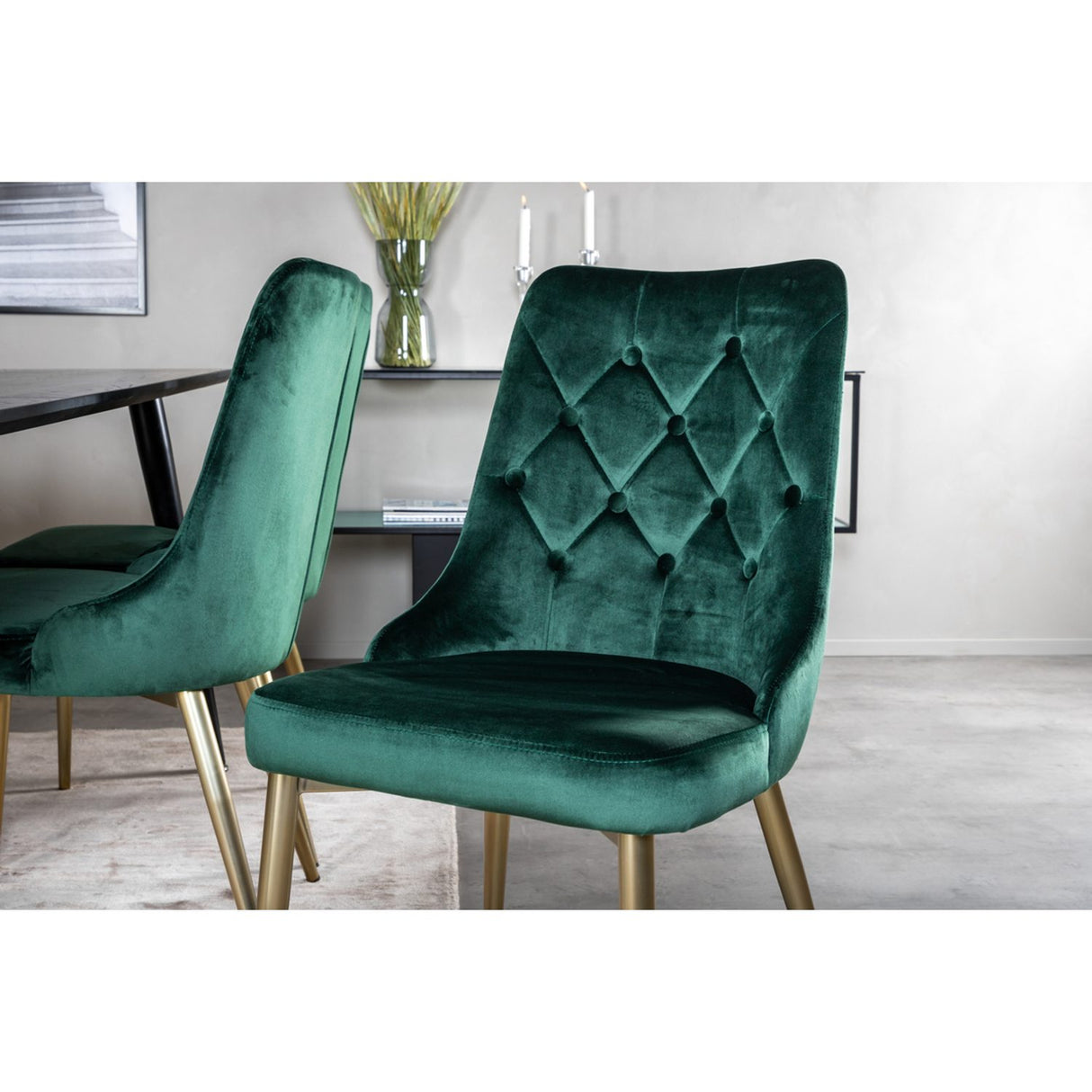 Dipp, Velvet Deluxe Rektangulär matgrupp