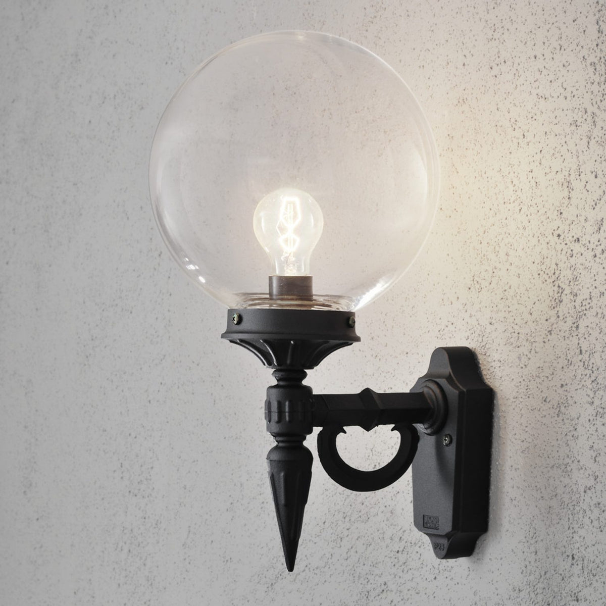 Orion E27 Vägglampa Ute Svart
