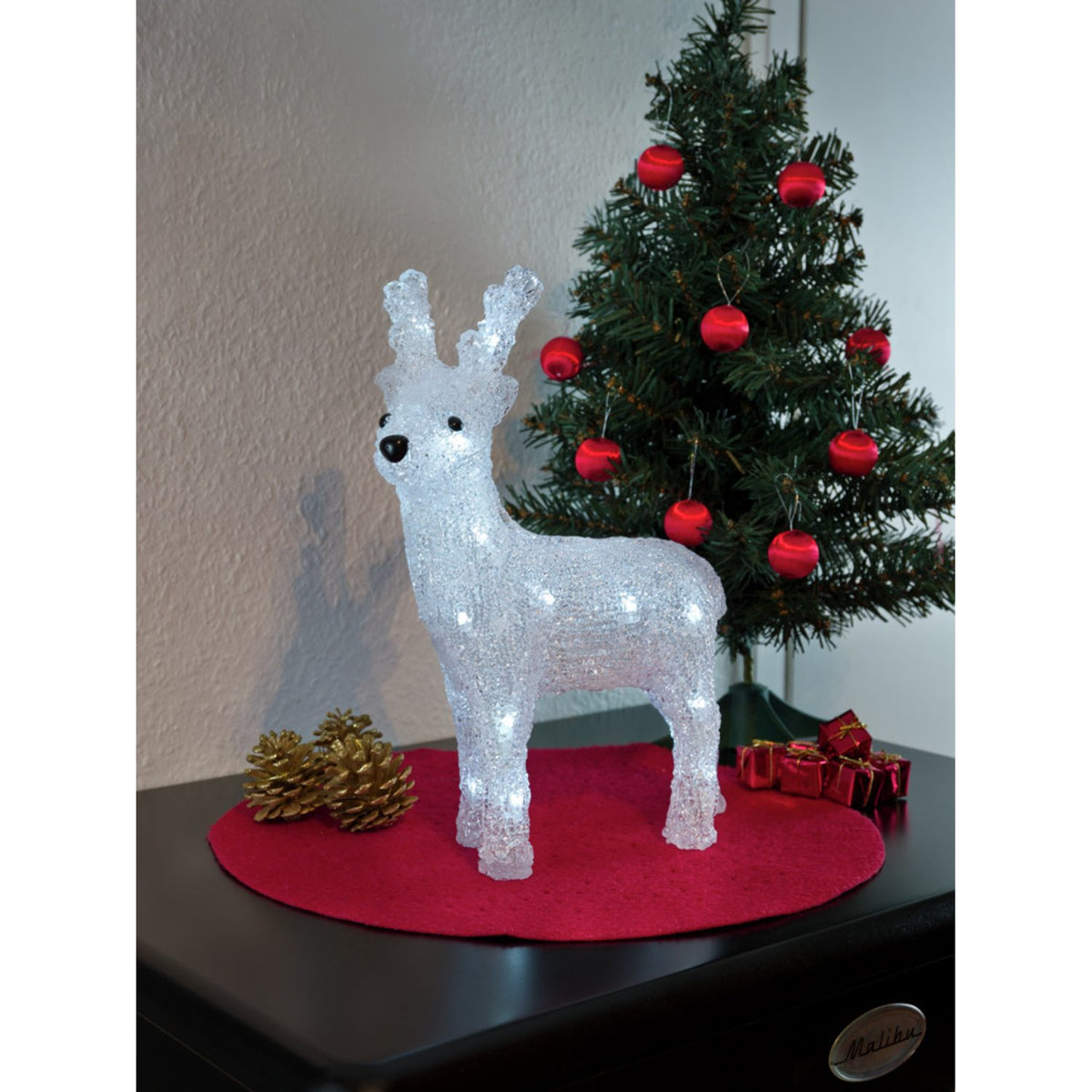 Ren akryl 23 cm LED 3xAAA Ljusdekoration Inne