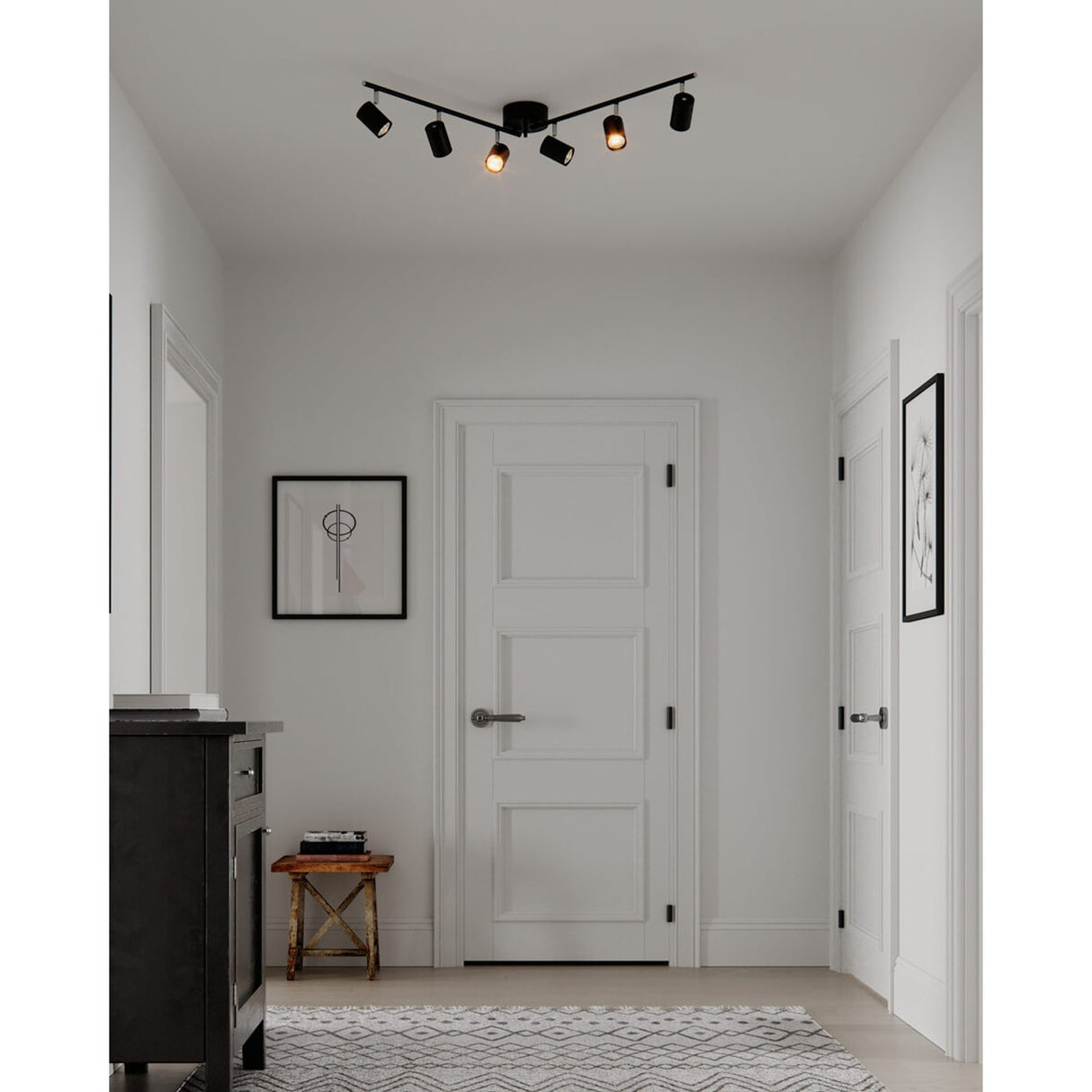 Correct Takspot Svart matt