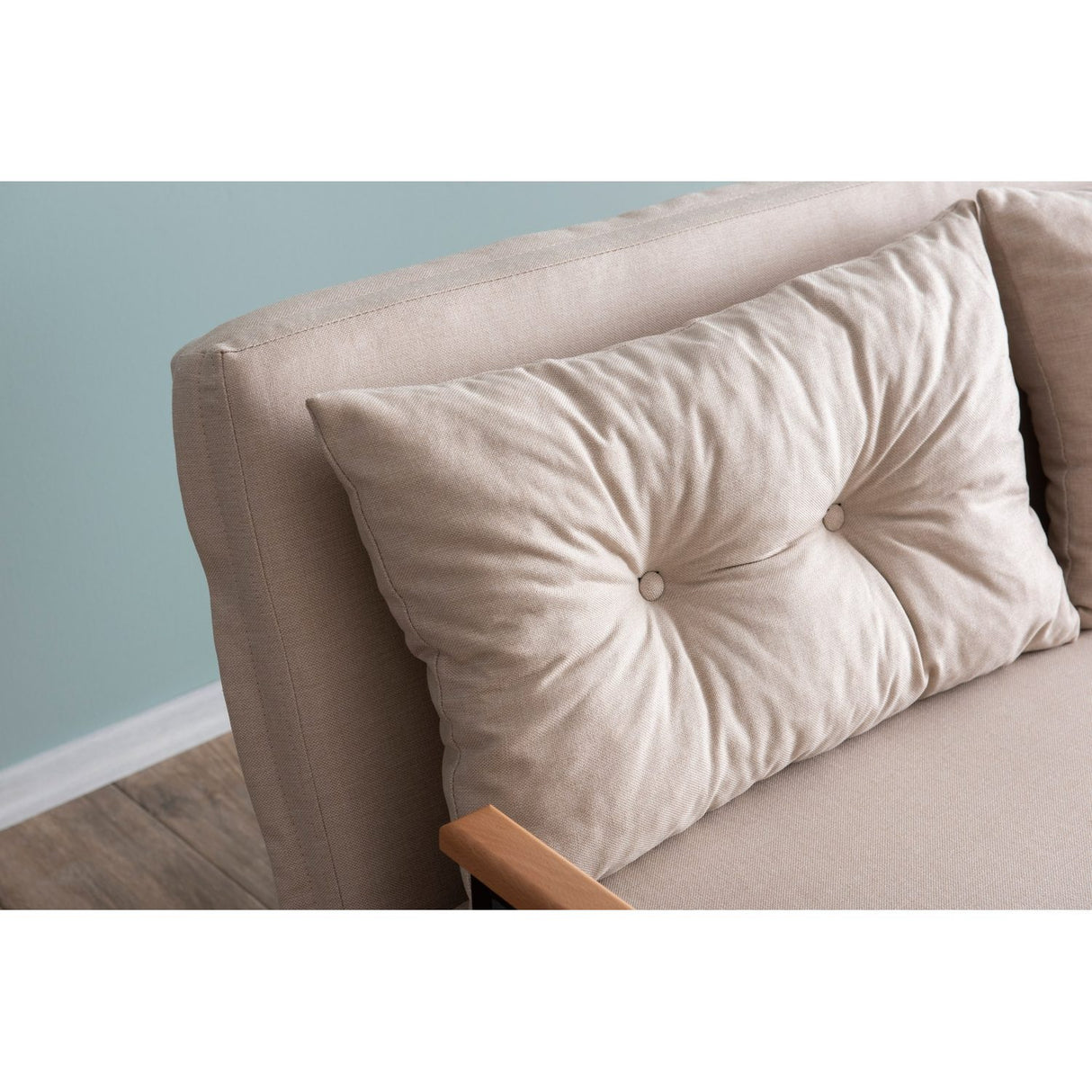 Apia 2-sits (25 x 134 x 121 cm) 2-sits bäddsoffa Mörk kräm