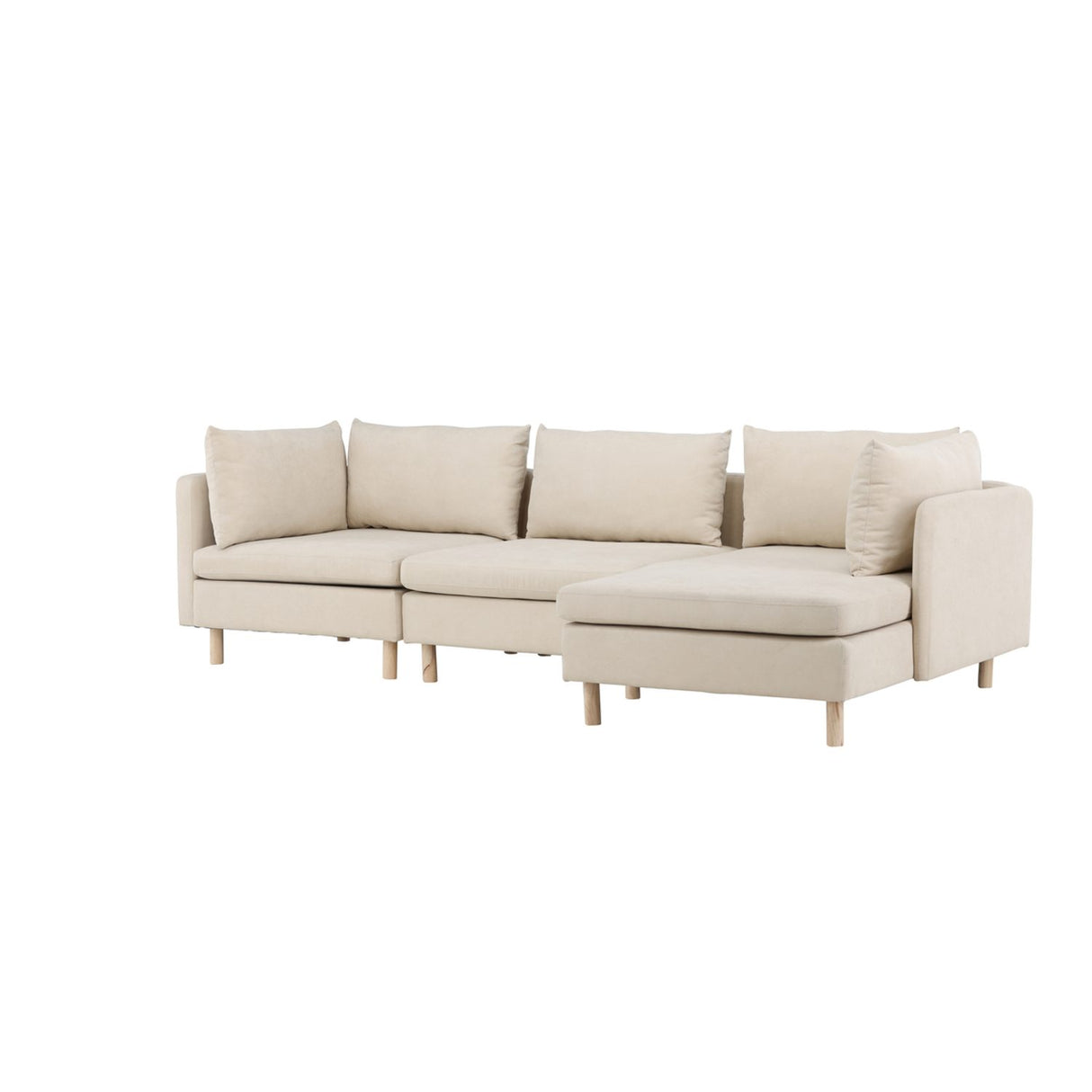 Noll 3-sitssoffa Beige, 3-Sits Soffa