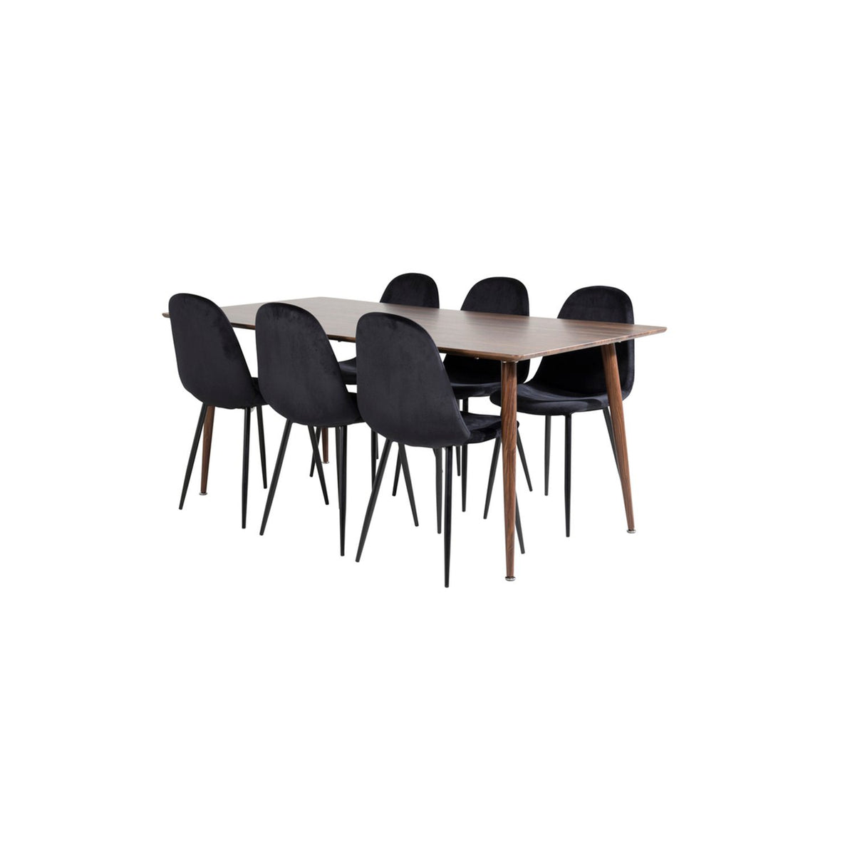 Rektangulär matgrupp