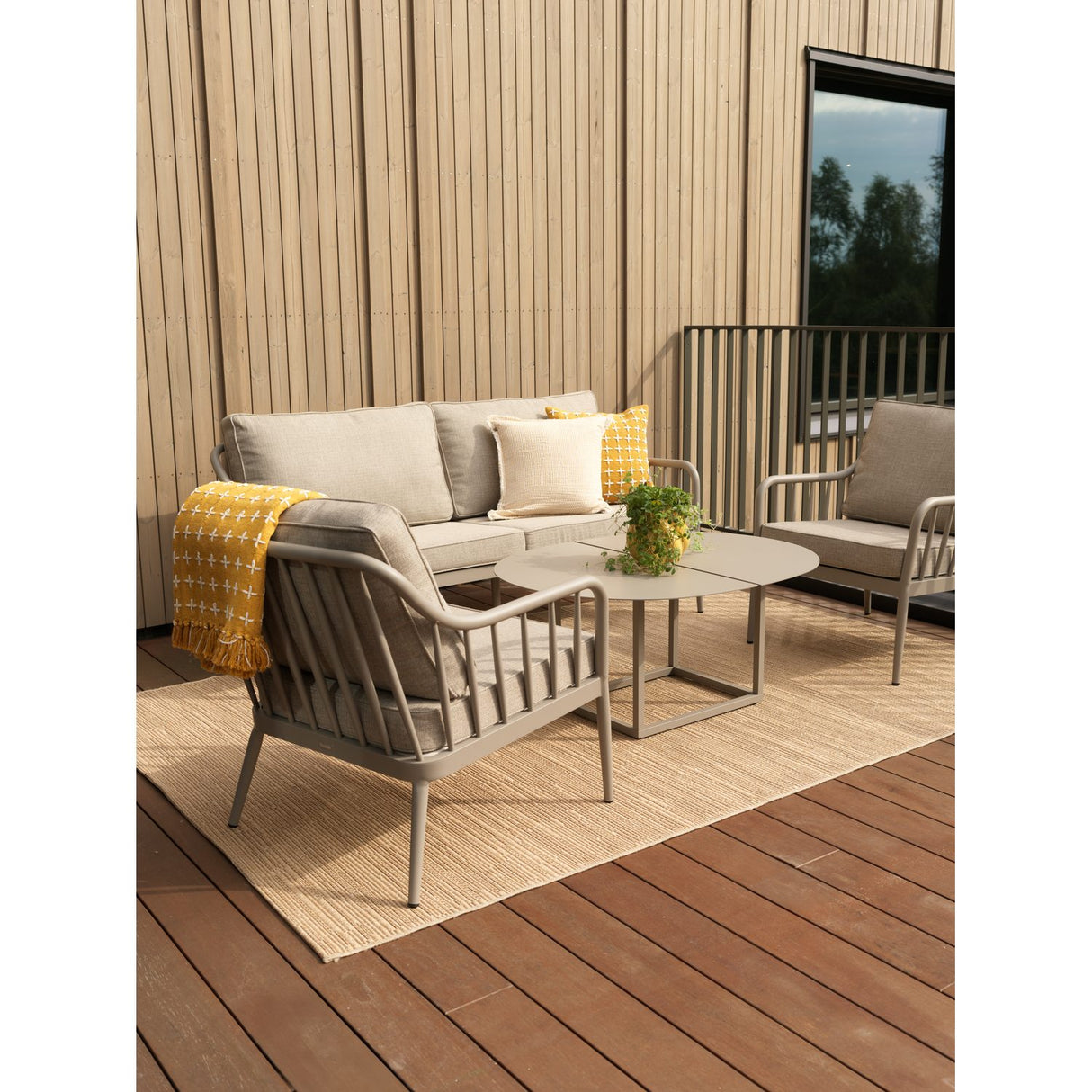 Coleville 2,5-sits Soffa 182x81 cm Khaki/Burlap Beige