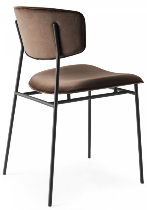 Fifties Stol Sammetstyg