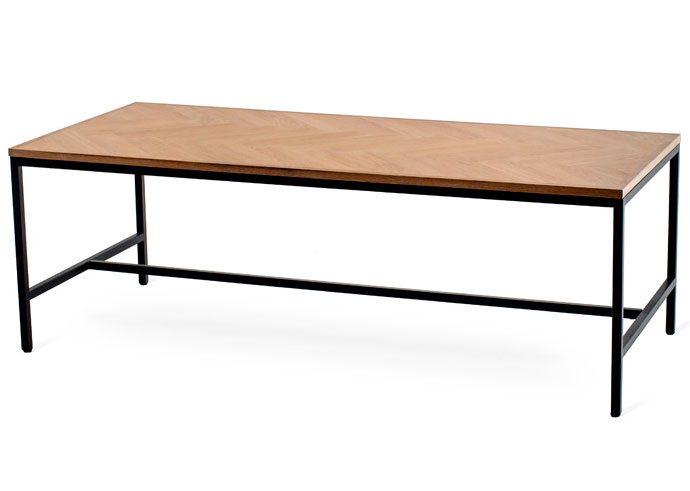 Fishbone Soffbord Ek/Svart