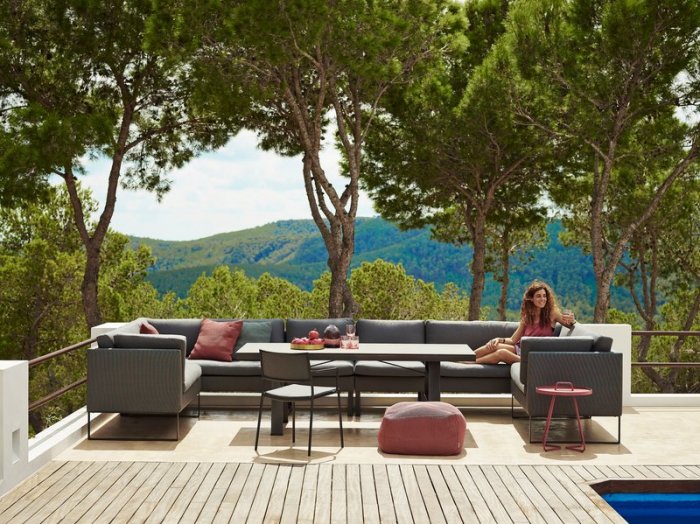 Flex 2-sits modul Höger inkl Sunbrella dyna