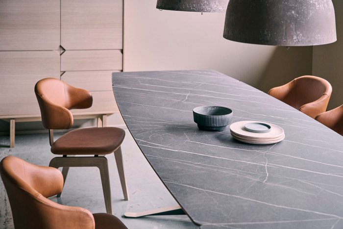 Fusion Matbord 220x100 cm Laminat Ljus Ek