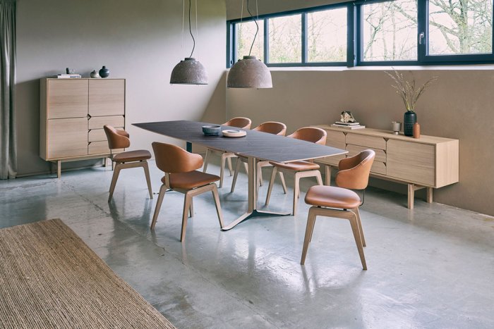 Fusion Matbord 175x95 cm Laminat Ljus Ek