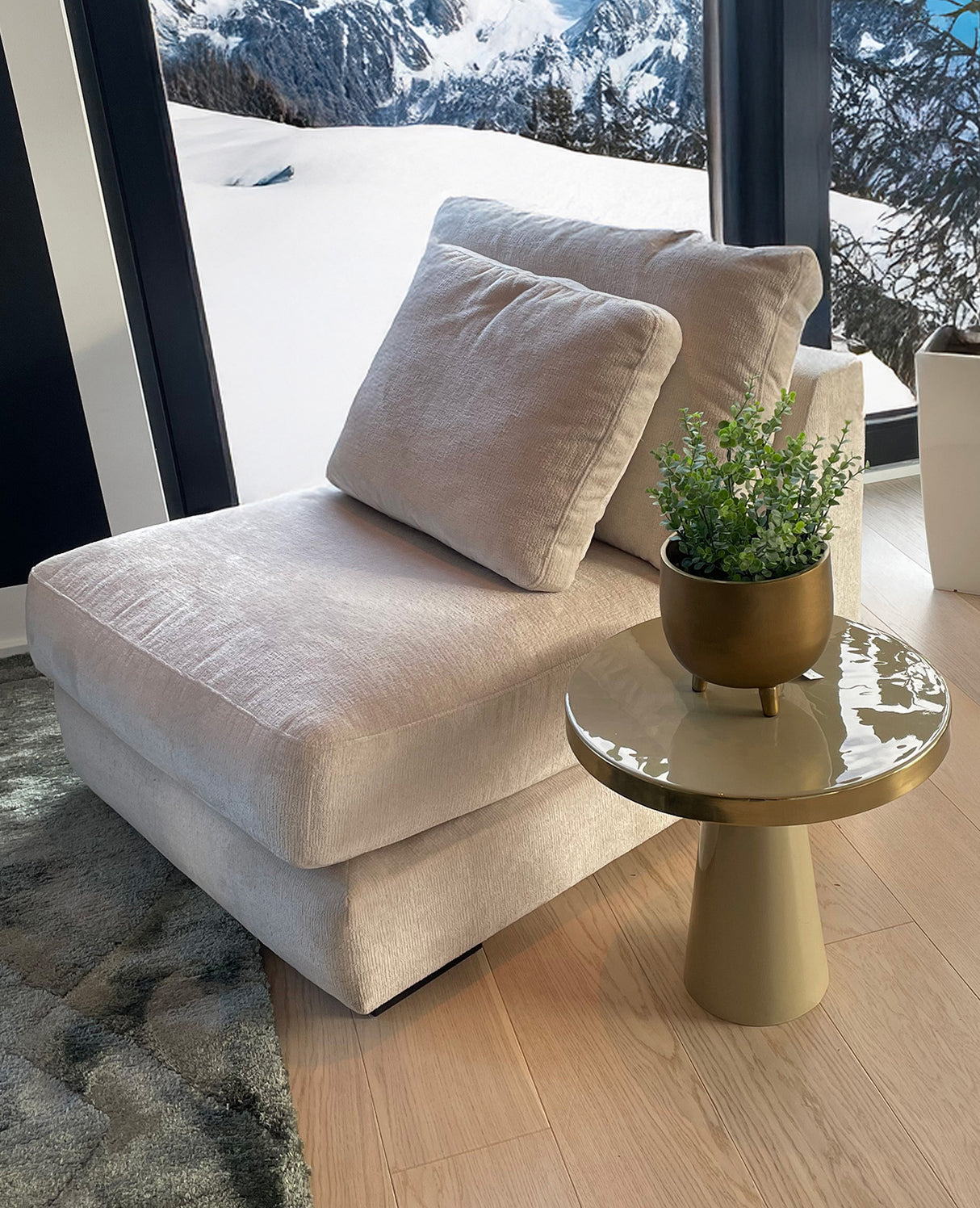 Grim Fåtölj utan armstöd Perfect Harmony Ecru