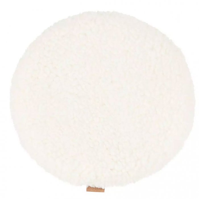 Ida stolsdyna (ej vadderad) 38cm rund / vit