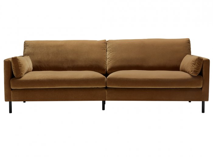 Impulse 4-sits Soffa Lux Classic Velvet Teddy Brown