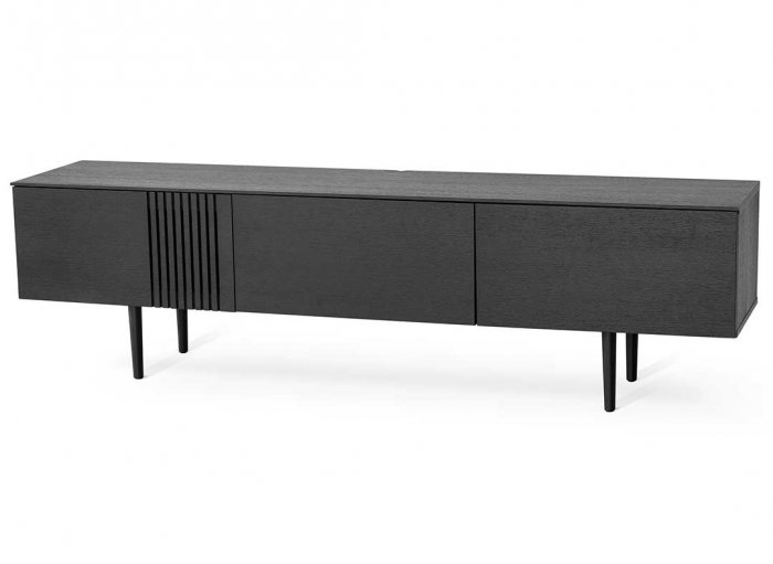 Joel Mediabänk 180 cm Svart