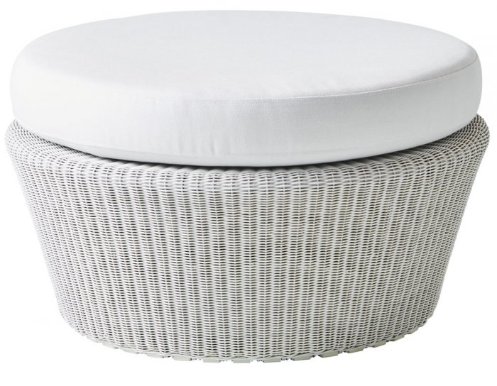 Kingston Fotpall/Bord White Grey